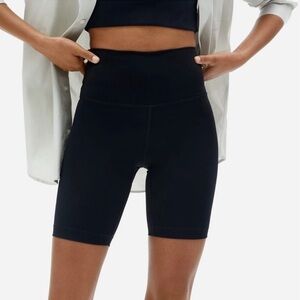 NWOT Everlane The Perform Spandex Bike Shorts Black Small